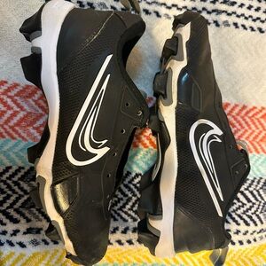 Nike Force Trout 9 Keystone Black/White Baseball Cleats FB9731-001 YOUTH Sz 4Y